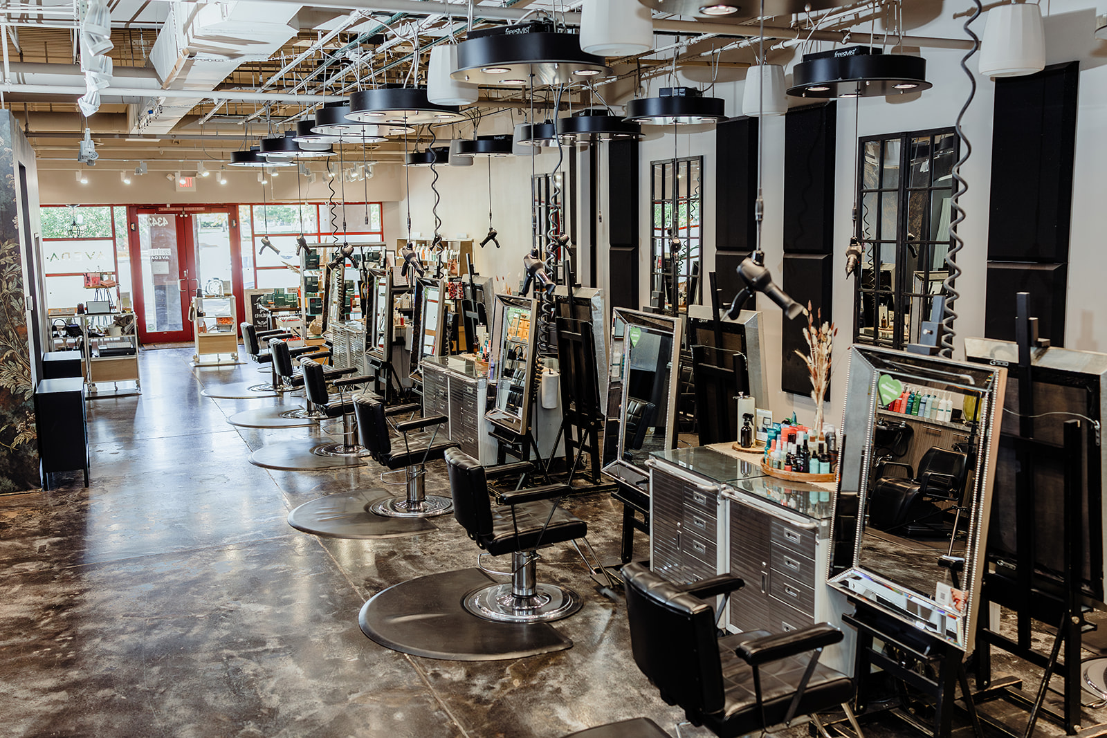 Trios Aveda Salon nail work in Fort Collins, Colorado